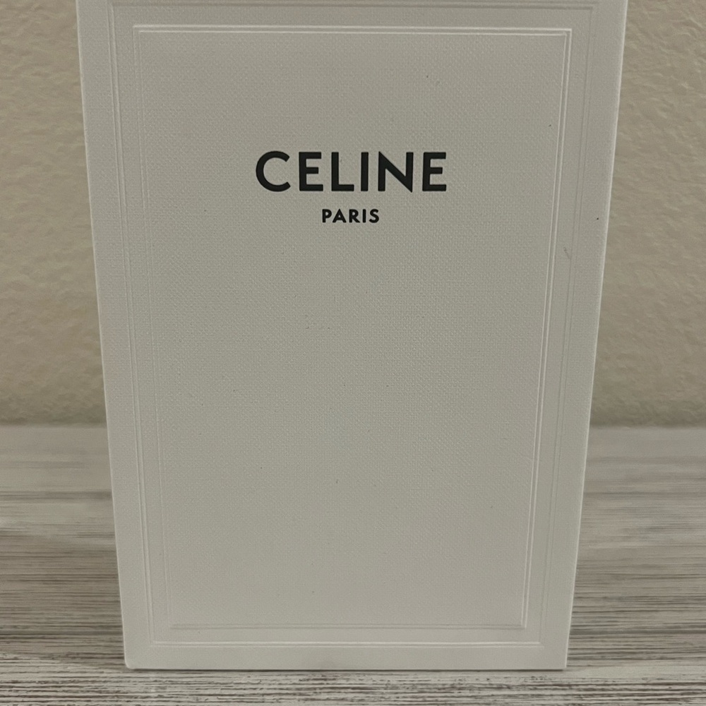 CELINE White Textured Gift Box with Black Logo